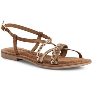 Tamaris - 1-28139-44 - Sandalen - Beige - Leer