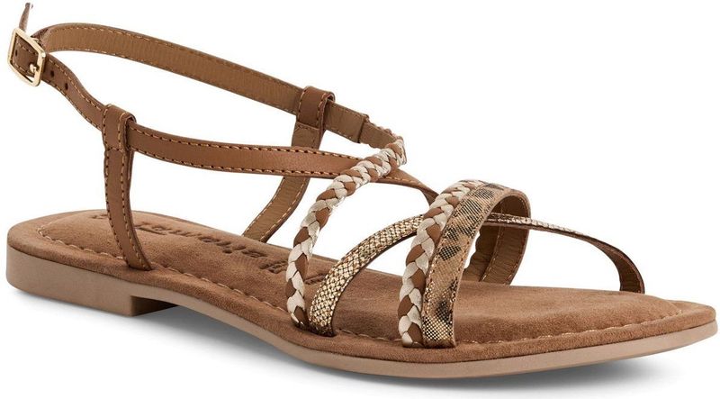 Tamaris - 1-28139-44 - Sandalen - Beige - Leer