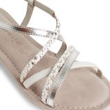 Sandalen - Beige - Leer