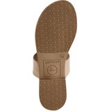 Tamaris - 1-27112-44 - Muiltjes - Beige - Textiel/Synthetisch Leer
