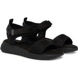 Tamaris - Sandaaltje 1-28716-44 - Lichtroze/Zwart - Textiel - Klittenbandsluiting