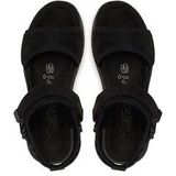 Tamaris - Sandaaltje 1-28716-44 - Lichtroze/Zwart - Textiel - Klittenbandsluiting