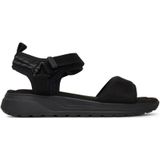 Tamaris - Sandaaltje 1-28716-44 - Lichtroze/Zwart - Textiel - Klittenbandsluiting