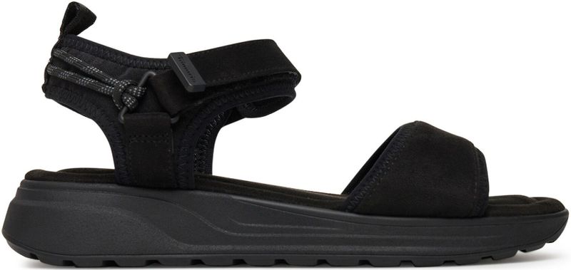 Tamaris - Sandaaltje 1-28716-44 - Lichtroze/Zwart - Textiel - Klittenbandsluiting