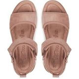 Tamaris - 1-28716-44 - Sandalen - Lichtroze/Zwart - Textiel