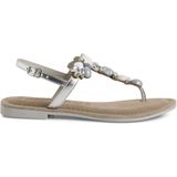 Tamaris - 1-28163-42 - Sandalen - Wit - Leer/Textiel