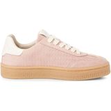 Tamaris - 1-23723-44 - Lage Damesschoen - Roze - Leer en Textiel