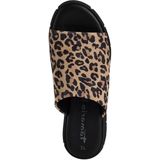 Tamaris - 1-27252-42 - Muiltjes - Zwart - Leer - Blokhak 4,0 cm