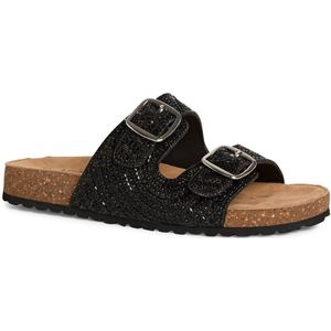 Tamaris - 1-27415-44 - Muiltjes - Zwart - Leer