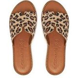 Tamaris - 1-27136-44 - Slipper - Bruin - Leer