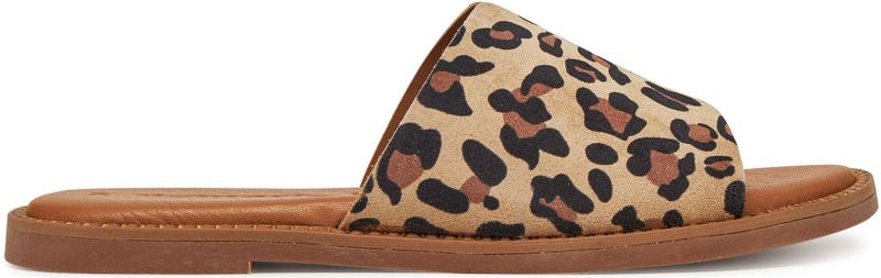 Tamaris - 1-27136-44 - Slipper - Bruin - Leer