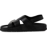 Tamaris - 1-28403-44 - Slipper - Zwart - Leer