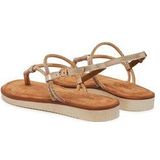 Teenslipper - Effen - Leer - Flexibele Zool - Platte Hak