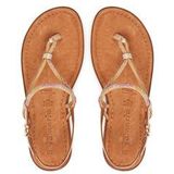 Teenslipper - Effen - Leer - Flexibele Zool - Platte Hak