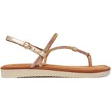 Teenslipper - Effen - Leer - Flexibele Zool - Platte Hak