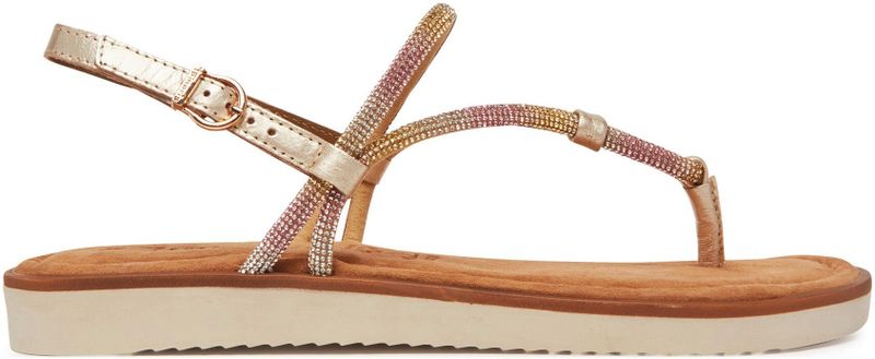 Teenslipper - Effen - Leer - Flexibele Zool - Platte Hak