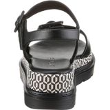 Tamaris - 1-28723-44 - Sandaal - Zwart - Leer