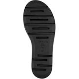 Tamaris - Sandalen - Zwart - Leer - Platformhak 6 cm