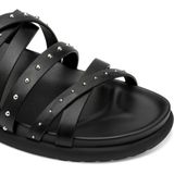 Tamaris - 1-27419-44 - Slipper - Zwart - Kunstleer - Comfortabele Bandjes