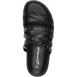 Tamaris - 1-27419-44 - Slipper - Zwart - Kunstleer - Comfortabele Bandjes