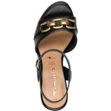 Sandalen - Zwart - Leer - Verstelbare Band