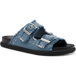 Tamaris - 1-27420-44 - Slipper - Lichtblauw - Textiel