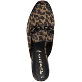 Tamaris - 1-27303-44 - Muiltjes - Luipaardprint - Textiel/Kunstleer