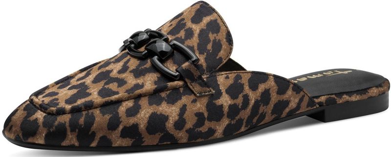 Tamaris - 1-27303-44 - Muiltjes - Luipaardprint - Textiel/Kunstleer