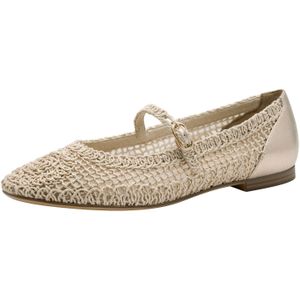 Tamaris Tamaris Dames 1-22149-44 ballerina's voor dames, Licht Goud, 39 EU