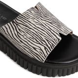 Tamaris - 1-27216-44 - Slipper - Zwart - Leer