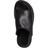 Tamaris - Sandalette - Zwart - Textiel - Comfortabele Sleehak