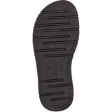 Slipper - Zwart - Leer - Casual Design met Open Tenen