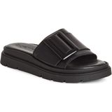 Slipper - Zwart - Leer - Casual Design met Open Tenen