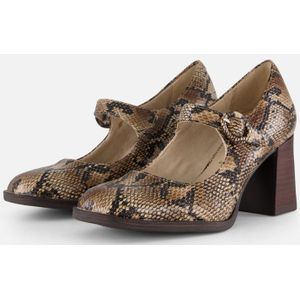 Tamaris Mary Jane Pumps bruin Synthetisch - Dames - Maat 40