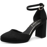 Tamaris - Pumps - Zwart - 9 cm Blokhak