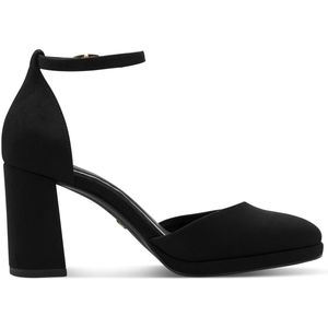 Tamaris - Pumps - Zwart - 9 cm Blokhak