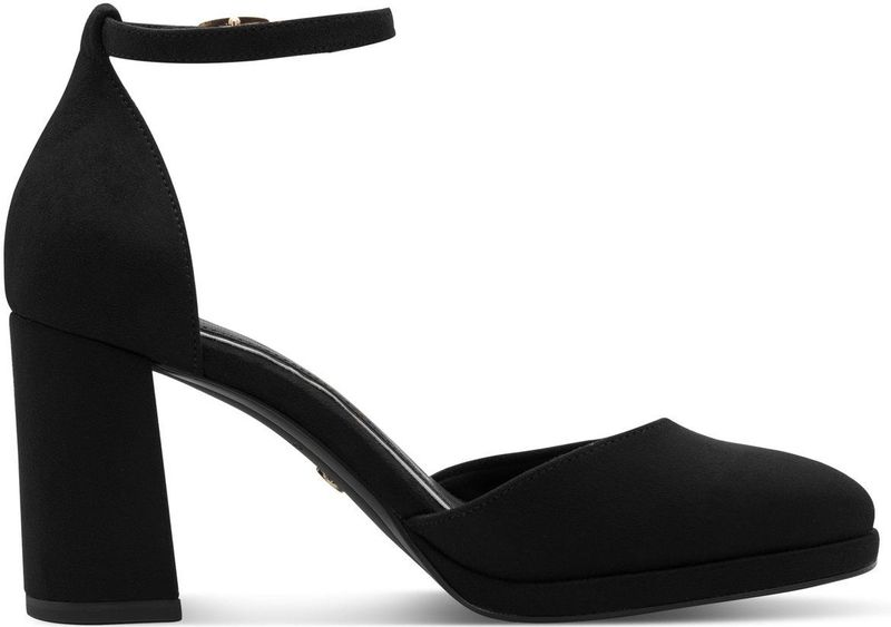 Tamaris - Pumps - Zwart - 9 cm Blokhak