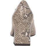 Tamaris - Pumps - Beige - Glitterlook - Slangenprint