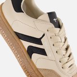 Tamaris - Vetersneakers - Zwart - Suède/Textiel - Zonder Hak