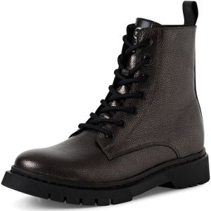 Tamaris - Veterboots - Zilver - Textiel