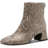 TAMARIS - Core - Dames Laarzen - Beige - Blokhak - 13,5 cm Schachthoogte