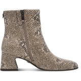 TAMARIS - Core - Dames Laarzen - Beige - Blokhak - 13,5 cm Schachthoogte