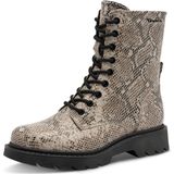 TAMARIS - Sneakers - Zwart - Materiaalmix van Leer en Textiel