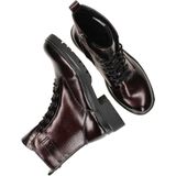 Tamaris - Enkellaarsjes - Bordeauxrood - Vegan Lakleder