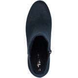 Tamaris - 1-25362-45 - Enkellaarsje - Blauw - Hoge Blokhak 8 cm