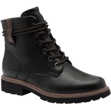 Tamaris - Lace Boot Flat - Enkellaarsje - Zwart