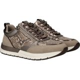 Tamaris - Lage Sneakers - Zwart - Imitatieleer - Met Rits