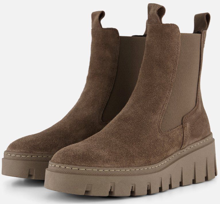 Tamaris - 1-25491-41 - Chelsea Boot - Bruin - Leren Laarzen