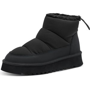 Tamaris - 1-26810-45 - Enkellaars - Zwart/Luipaard - Warme Voering - Plateauzool