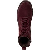 Tamaris - M25276 - Leren Enkellaarsjes - Merlot - Dameslaarzen